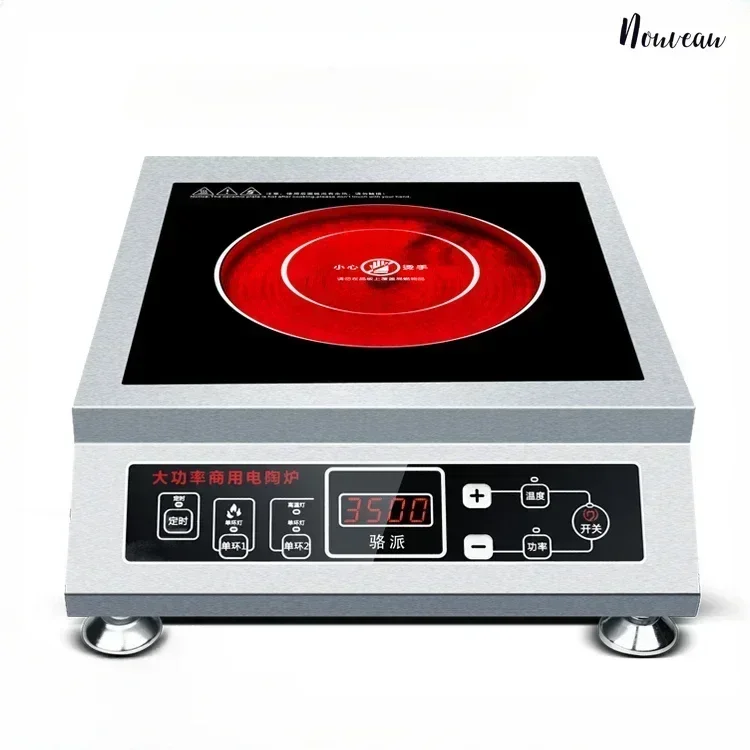 Household and commercial electric ceramic stove 3500W high power 4000W soup table stove light wave stove induction cooker