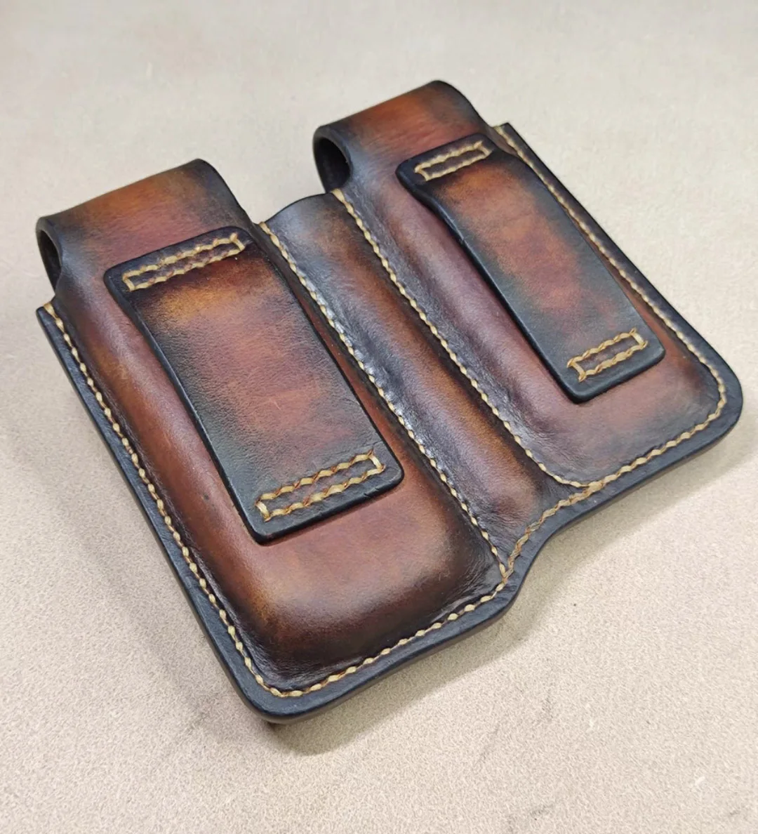 Hand Made Leather Pouch Case Leather Protective Sheath for Leatherman Surge