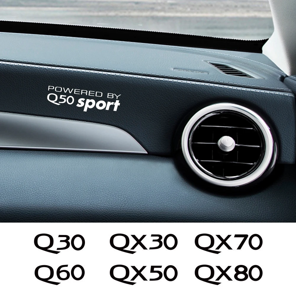 Car Central Control Sticker For Infiniti Q50 Q60 IPL QX60 QX70 QX50 QX30 Q30 QX80 Q70 Decor Decal Vinyl Sticker Auto Accessories