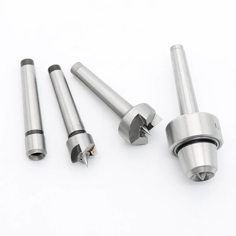 

MT1 Lathe Center Set Woodworking Lathe Spindle Rotating Tool with Wooden Case for Metalworking Wood Lathe Turning Tools