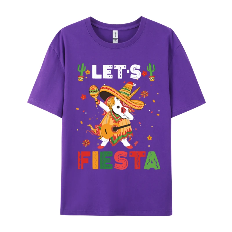 Dabbing Unicorn Poncho Mexican Cinco T-Shirt Custom Tops T Shirt 2024 Newest Black Clothing Shirt Men image 3