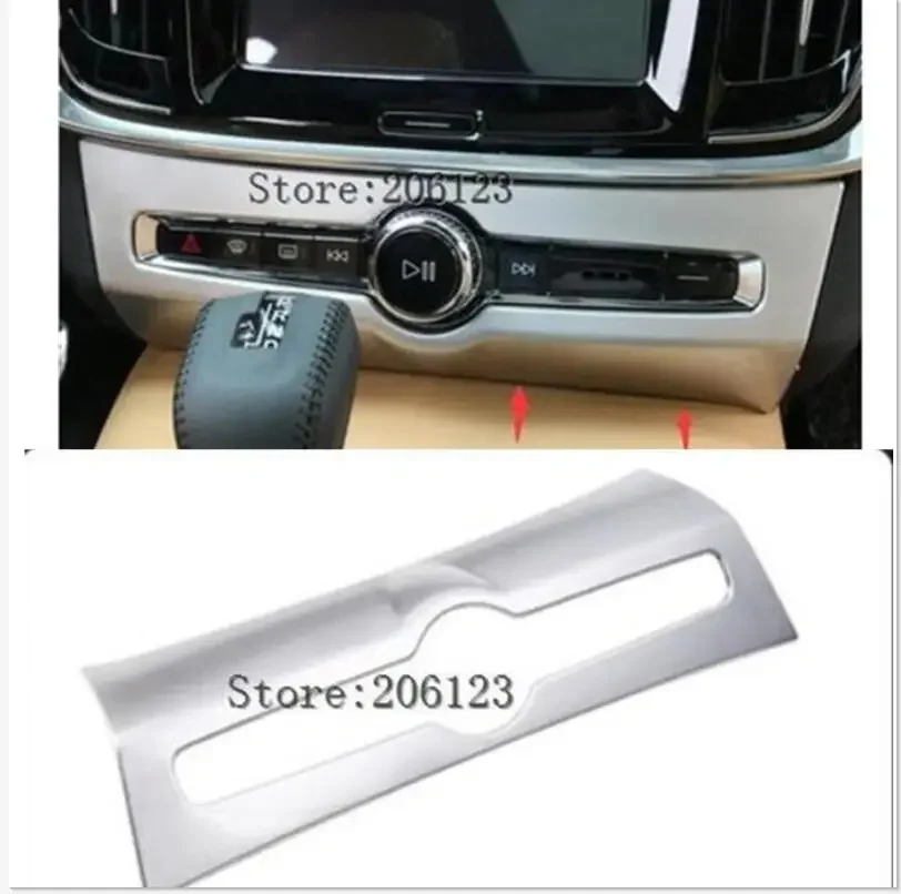 

Для VOLVO S90 2017 2018 ABS кондиционер воздуха с центральным управлением AC рамка для панели, декоративная крышка, отделка, 1 шт.