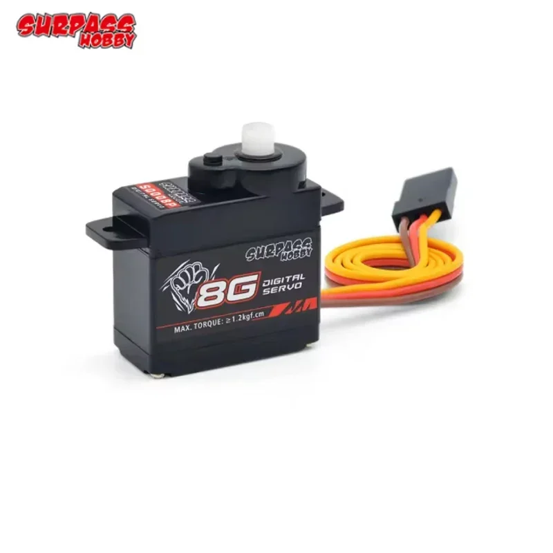 SURPASS HOBBY 2g 3.7g 4.3g 6g 8g Micro Digital Mini Servo Metal e Plástico Engrenagem para Rc Drone Avião Carro de Asa Fixa Robô