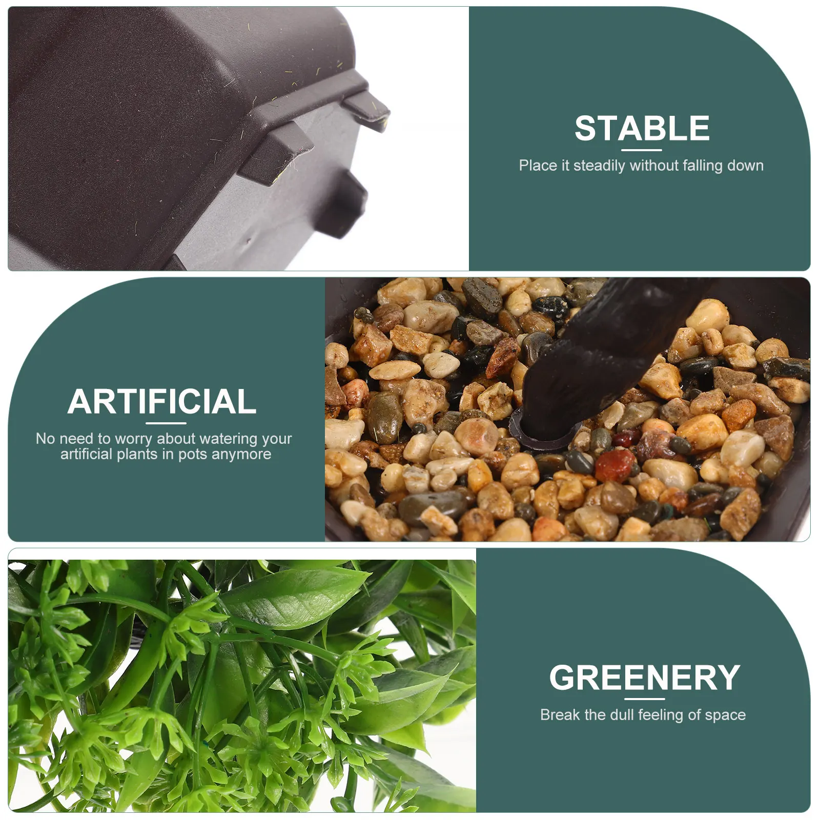 

Artificial Bonsai Fake Potted Plant Fake Bonsai Ornaments For Home Office Decor Simulation Green Plants Desktop Adornments