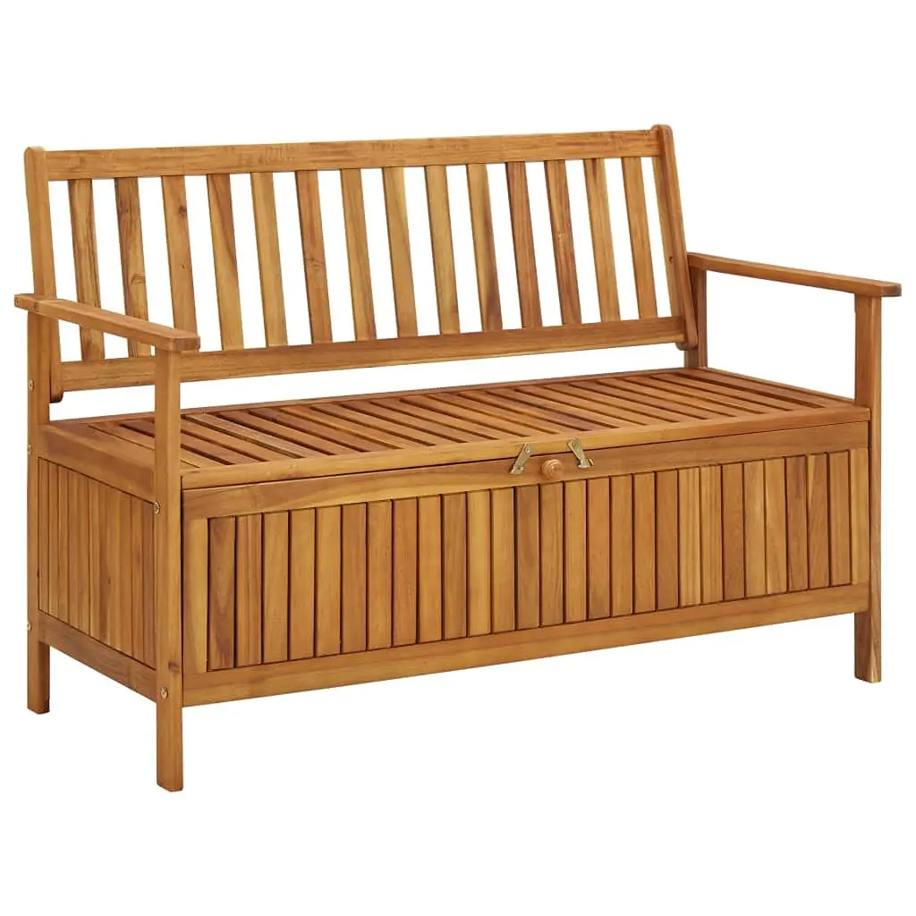 Garden Storage Bench Deck Box for Patio Furniture, Front Porch Decor and Outdoor Seating – Perfect to Store Garden