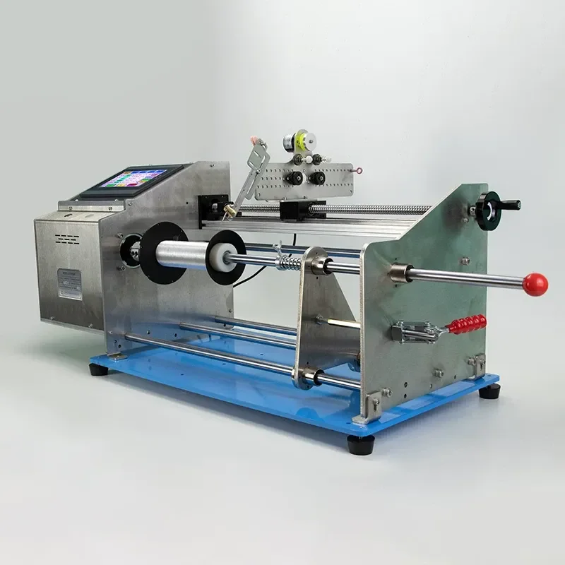 for Drone Fiber Winding Machine Unilateral Layer Parallel Coil Stranded Wire Meter Ring Enameled Wire PLC Numerical Control