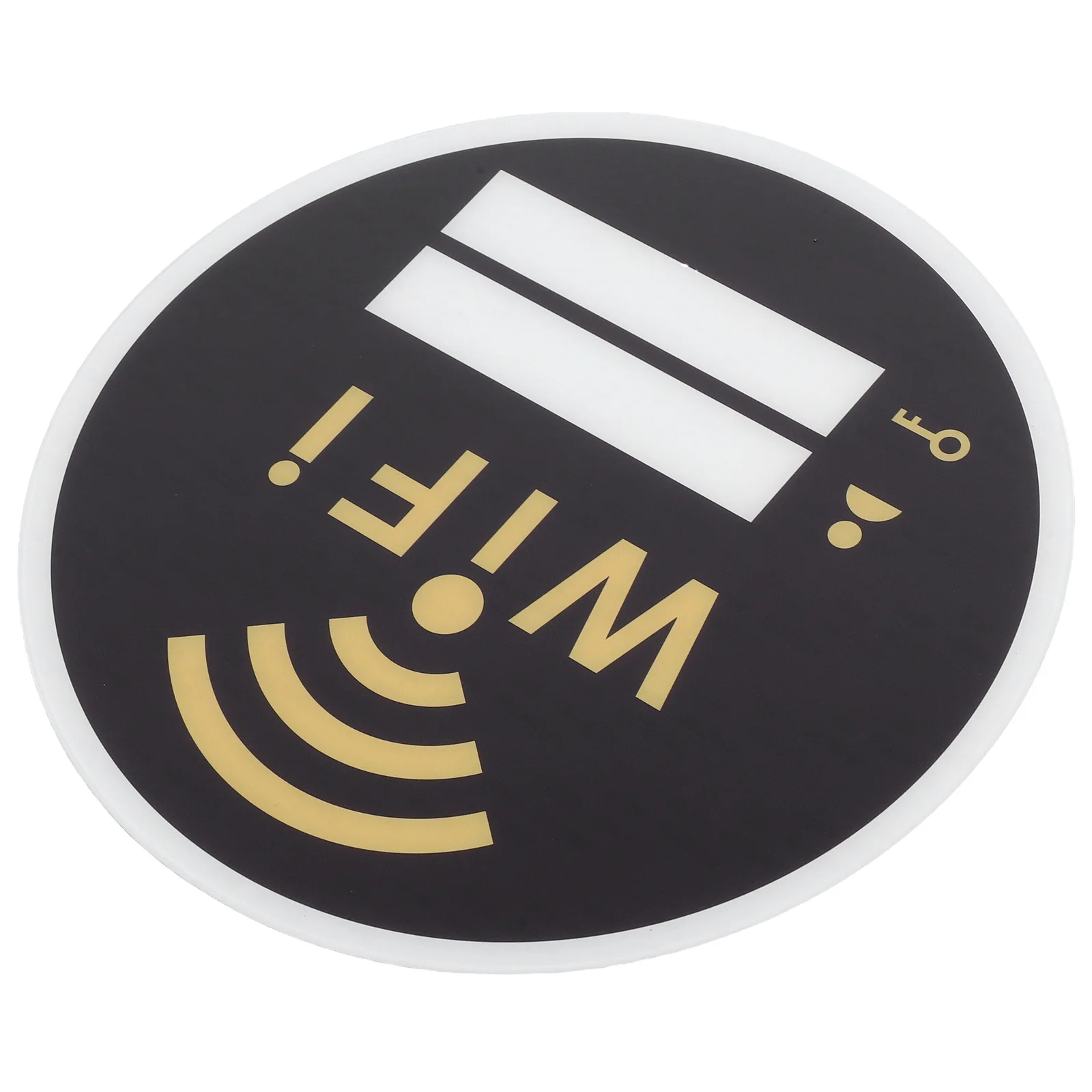 

Safe Acrylic WiFi Reminder 20x20cm Wall Sticker Convenient Use Home Hotel Public Toilet Decorate Restroom Attract Customers