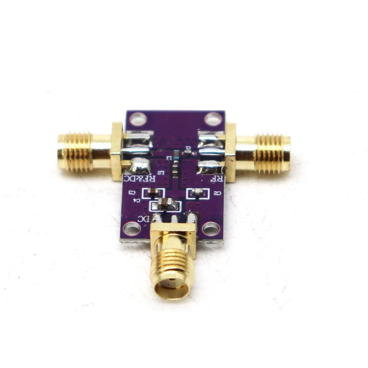 Bias Tee 50MHz-10GHz Broadband RF Isolator Coaxial Biaser F/ HAM Radio LNA Amplifier GPS, ADS-B, HF/VHF UHF SDR Receiver Antenna