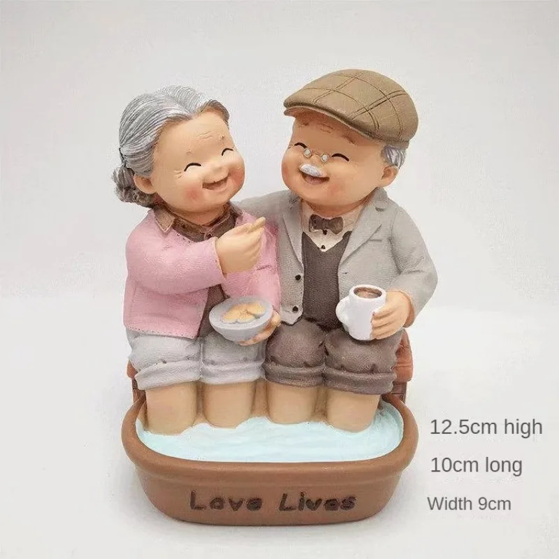 Creative Old Man Old Lady Decorations Cakes Home Decor Living Room Bedroom Decorations Grandparents Wedding Anniversary Gifts