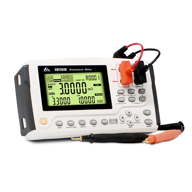 

HOPE TECH HP3544 Handheld Precision DC Resistance Tester Range 0.1μΩ~3.1MΩ,HP3544-2H 2 Channel Resistance Test