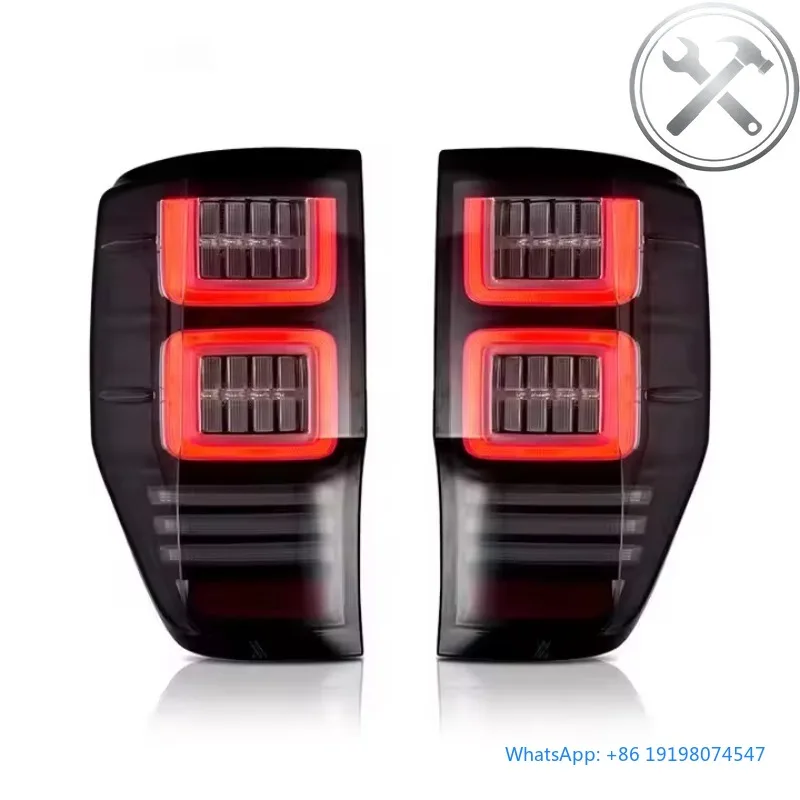 

2012-2018 Mid Size Pickup Truck Plug And Play Moving Sequential Full LED Taillights Assembly 6000K Waterproof Auto Lighting Part