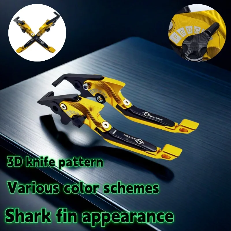 

For SUZUKI SV1000/S 2003-2007 GSX1400 2001-2007 Motorcycle Parts 3D Brake Lever Set Foldable Adjustable Handle Levers