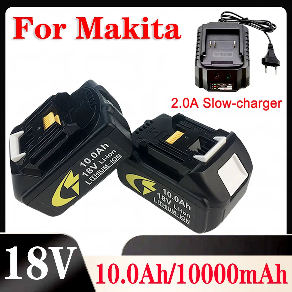 

Best-selling 18V Rechargeable Battery for MAKITA 10000mAh Battery Capacity Indicator for DDF487 DTD173 DTW700 DGA404 tools