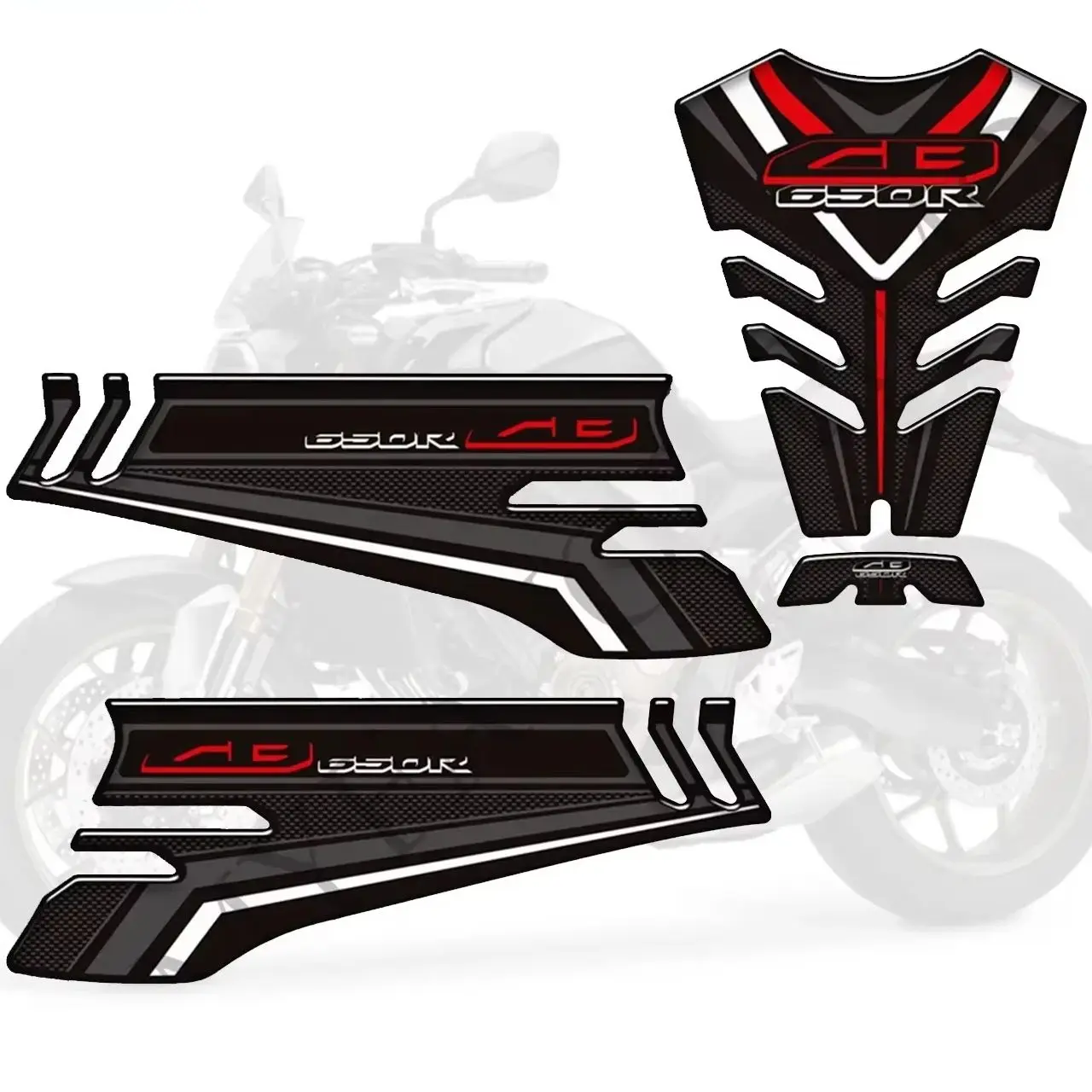 

Подходит для Honda CB650R CB 650R 650 R, мотоциклетные ручки, наклейки на бак, клейкие наклейки, комплект для газа, мазута, защита колена 2018-2022