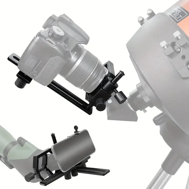 Datyson Universal Adapter for Astronomical Telescopes and Cameras, Suitable for Camera/Mobile Phone Photography, Compatible with Astronomical Telescopes/Bird-Watching Scopes/Sights/Microscopes/Binoculars/Singlescope Observation, Suitable for Almost All Smartphones and Cameras on the Market