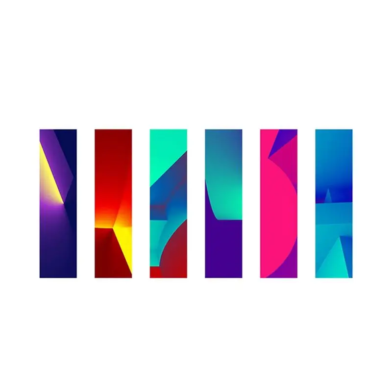 AEF7-36Pcs Calm Stickers Strips For Anxiety Sensory Stickers Textured Fidget Adhesive Strip Anti Stress Strips Anxiety Relief PV