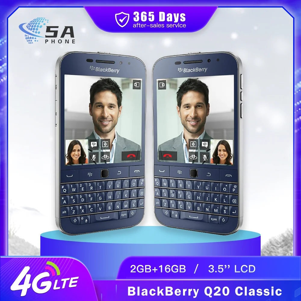 Original BlackBerry Q20 4G LTE Mobile Phone 3.5