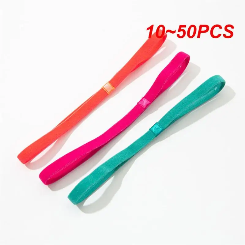 10~50PCS Women's Fitness Headband Comfortable Fashionable Non-slip High Quality Adjustable Innovative Running. Sports Hair Band