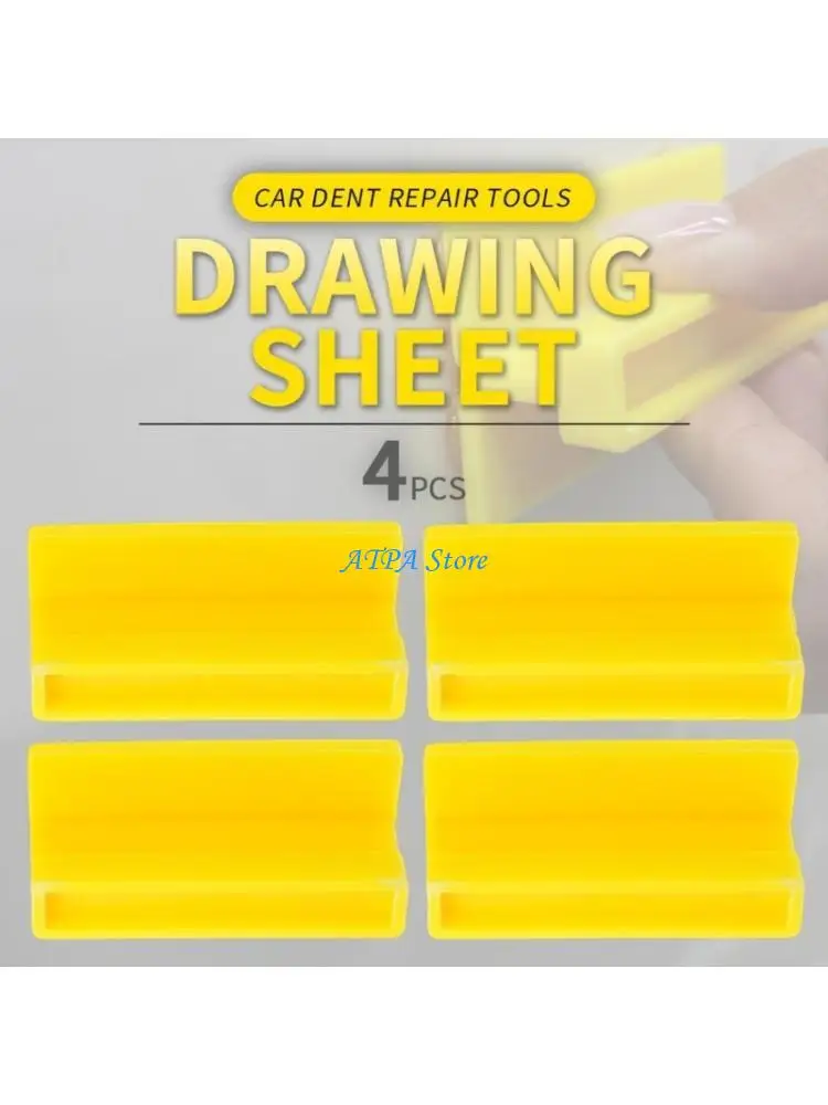 U13C 4Pcs Dents Removal Tool Dents Puller Glues Sheet Auto Maintenance Tool