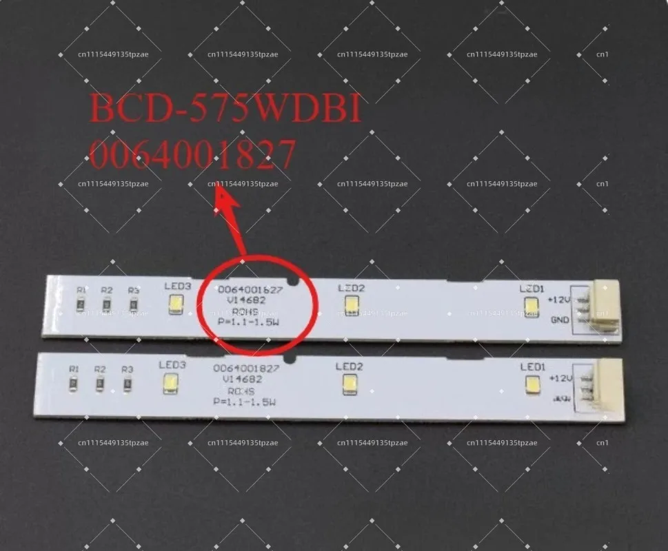 BCD-575WDBI 0064001827 2PCS Suitable for Haier open door refrigerator freezer LED light