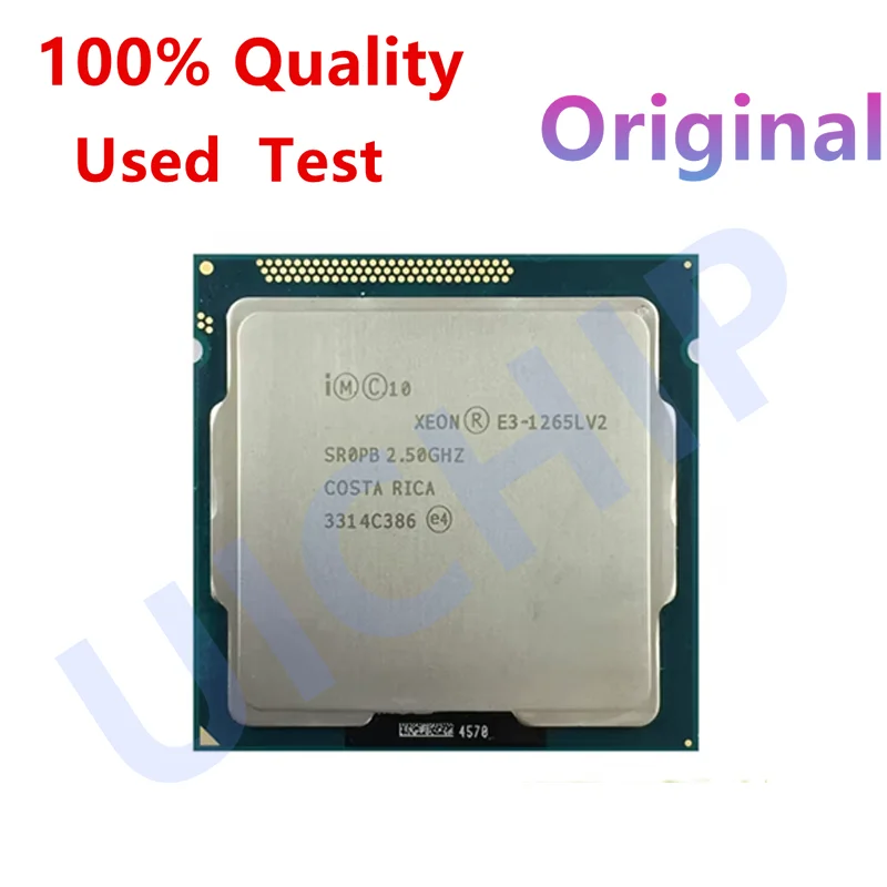 E3-1265L v2 E3 1265Lv2 2,5 GHz Procesador de CPU de cuatro núcleos y ocho núcleos 45 W LGA 1155