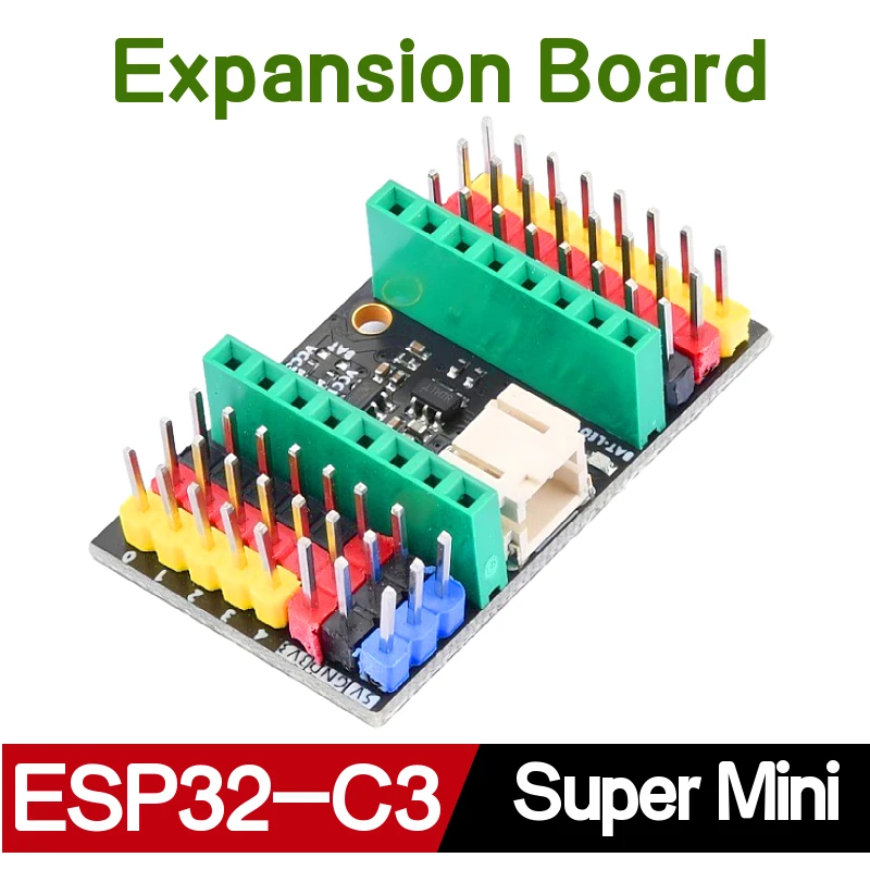 ESP32-C3 Super Mini Expansion Board: Advanced GPIO and Power Solution for IoT Projects