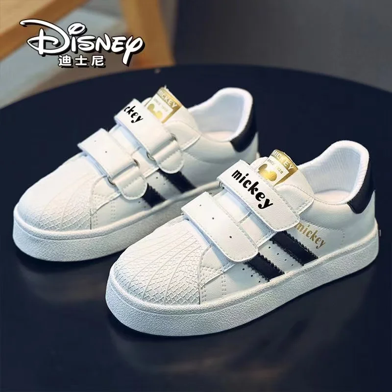 

Mickey children's small white shoes sports shoes 2024 new autumn flat soled boys' and students' casual shoes girls' board shoes