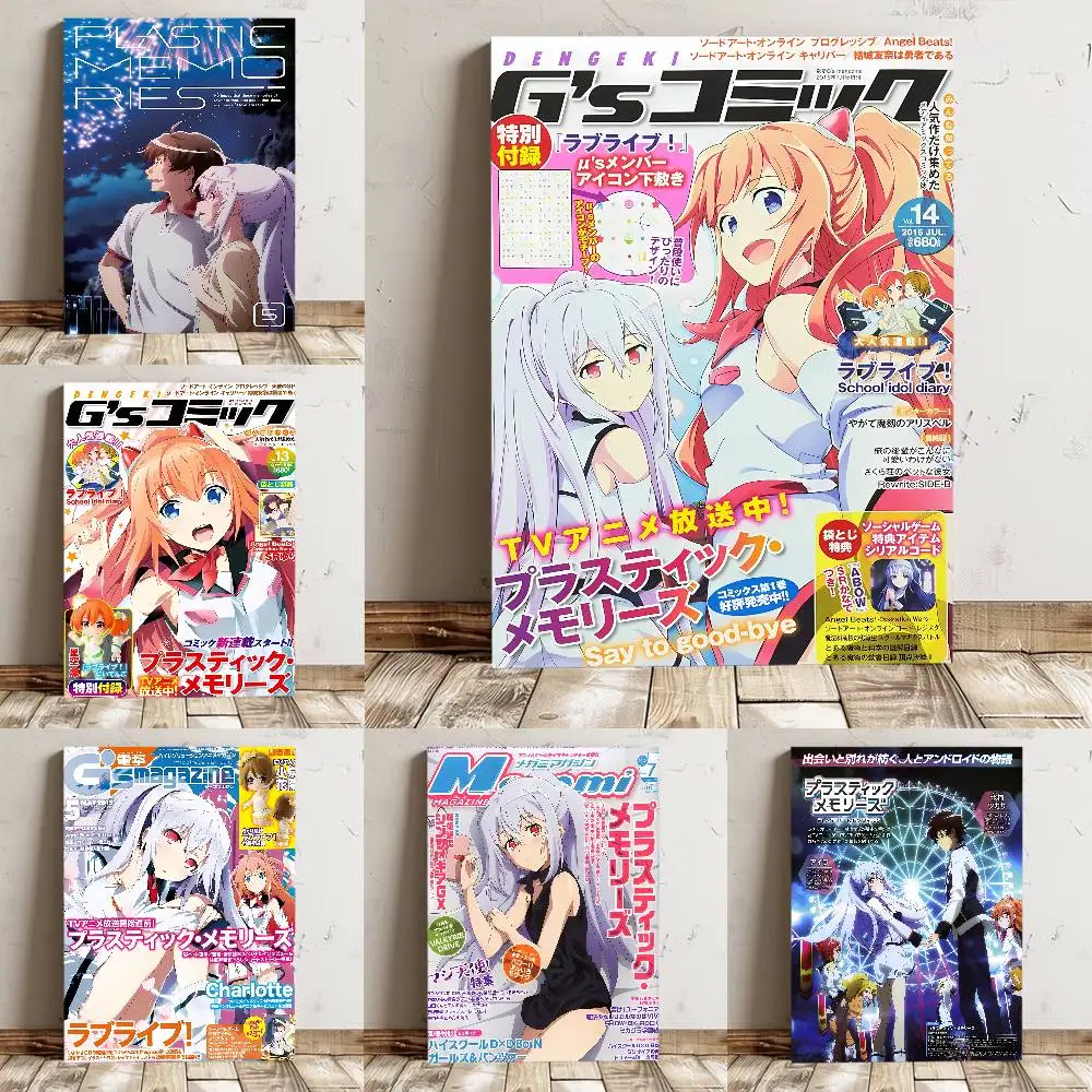 Plastic Memories Poster, hochwertiger Druck, wasserdicht, Wandkunst-Aufkleber für Bar, Wohnzimmer, Dekor, Geschenk