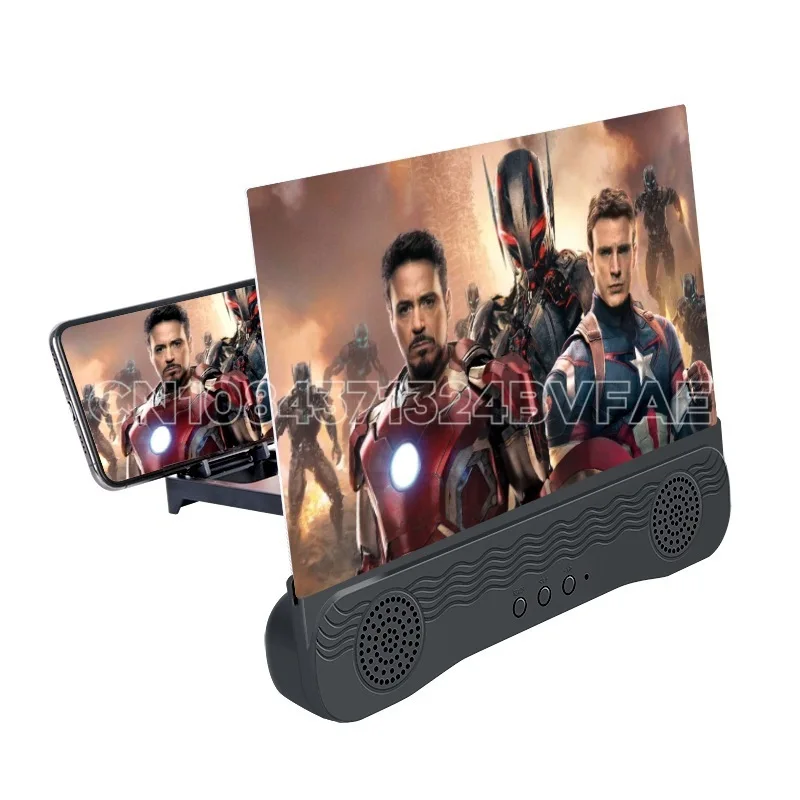 

Mobile screen amplifier 14 inch 6D high-definition mobile screen amplifier dual speaker speaker phone holder