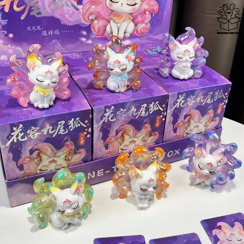 

Cute Nine Tailed Fox Blind Box Figure Authentic Ancient Style Cute Cartoon Desktop Ornament Birthday Surprise Gift For Everyone