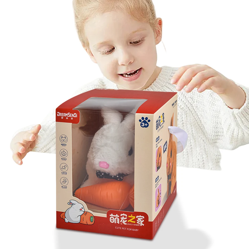 Electronic Robot Dog Interactive Robot Puppy Acts Like A Real Puppy Plush Puppy Toy Barking Stuffed Animal Dog for Girls Boys