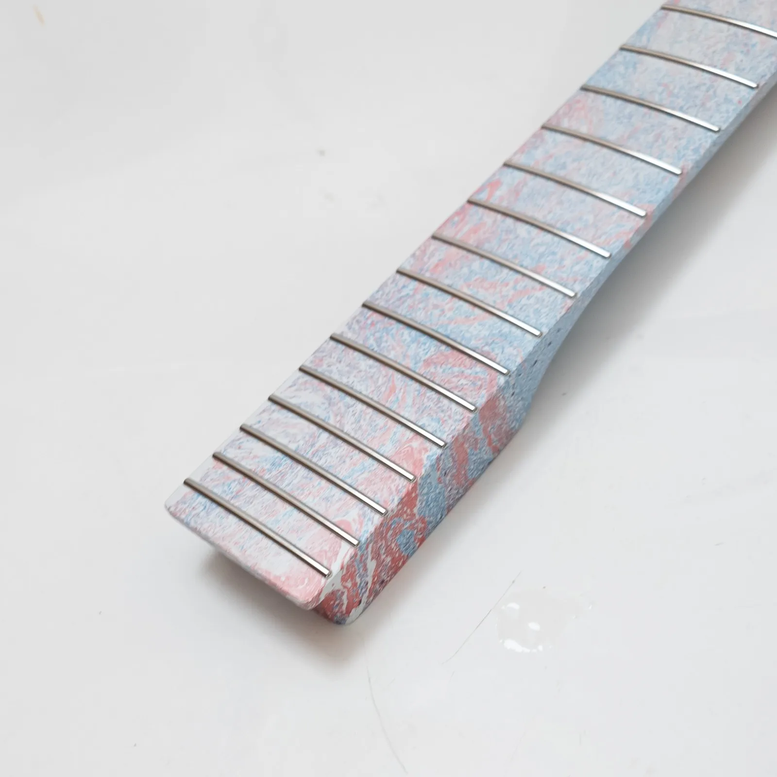 Color Ink Finish Maple Electric Guitar Neck 25.5 Inch 22 Medium Jumbo Stainless Steel Frets 9.5 Radius Bone Nut Modern C Shape