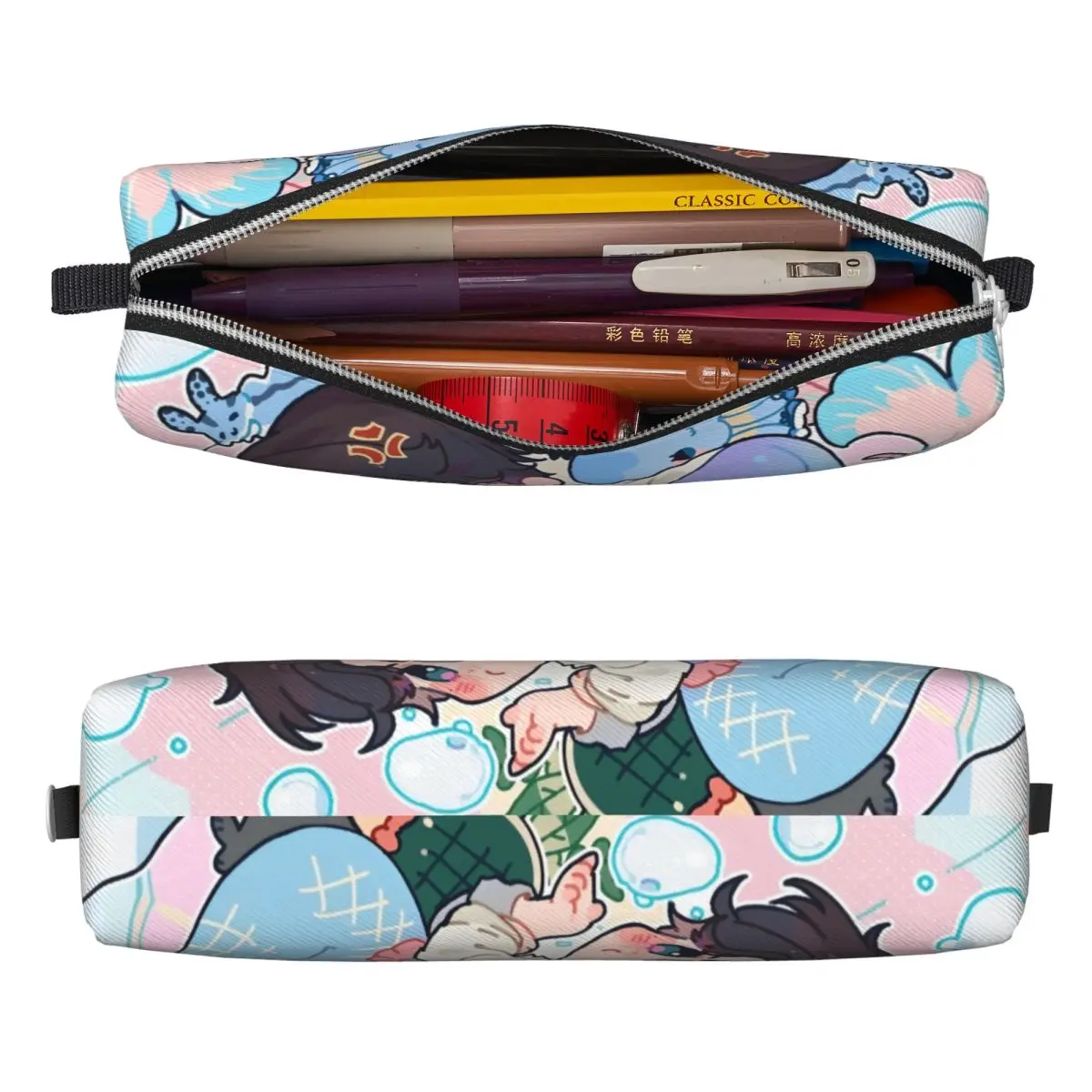 Love And Deepspace Rafayel Pencil Cases Creative Pen Holder Bag Student Large Storage Students School Zipper Pencil Pouch