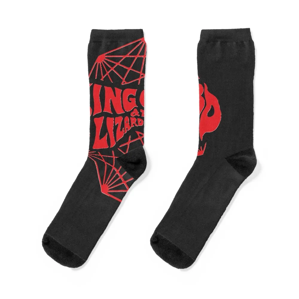 

gizzard king Socks anime crazy aesthetic bright garter Socks Ladies Men's