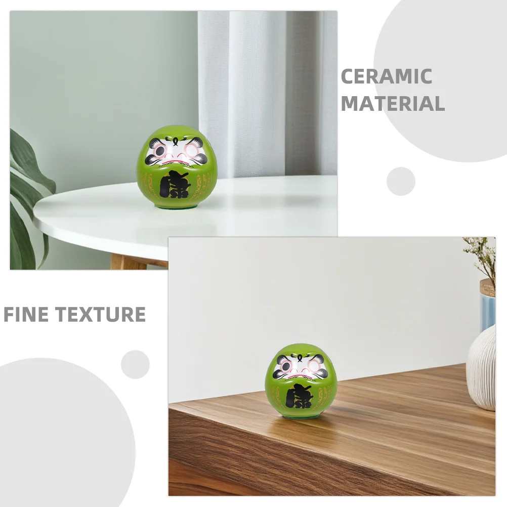 Wobbelnde japanische Glückskatze, Keramikornament, traditionelle Porzellan-Zen-Statue für Zuhause, Büro, Neujahrsdekoration, japanisches Glück