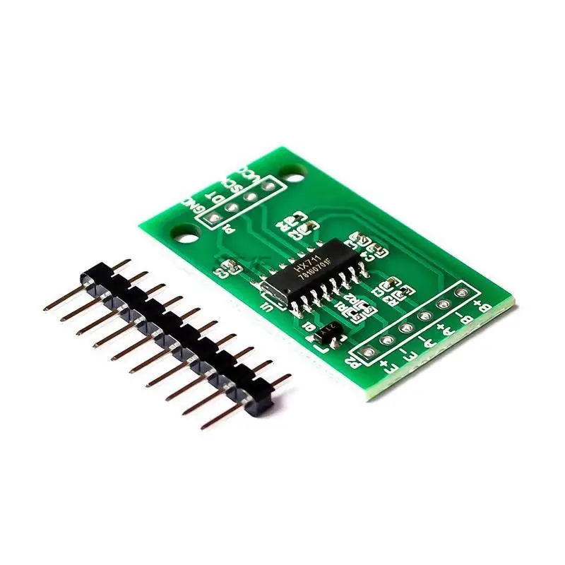 Sensor de presión de pesaje HX711 de doble canal Módulo A/D de precisión de 24 bits