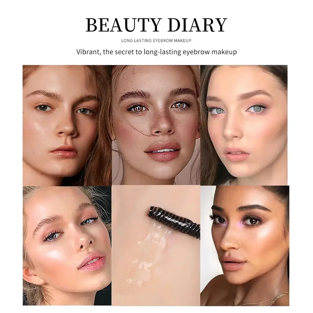 Cera per lo styling delle sopracciglia impermeabile Crema pomata per sopracciglia a lunga durata per un look naturale Gel per scolpire sapone per sopracciglia ad asciugatura rapida