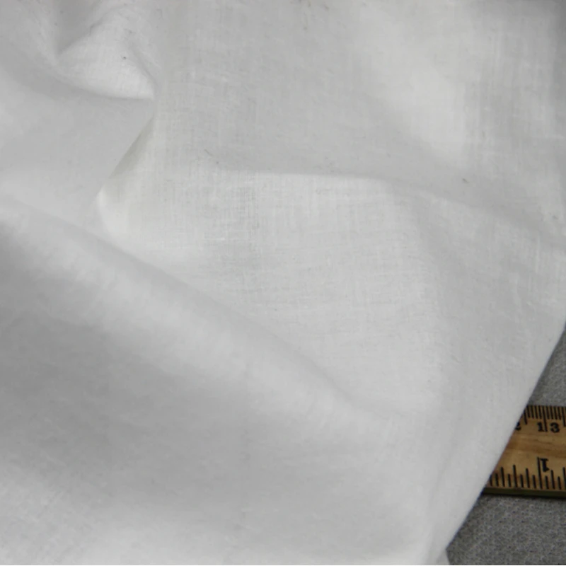 3/5/10M Plain White Cotton Lining Fabric Material Cotton Voile Fabric Thin Gauze For Curtain Lining, 140cm Wide