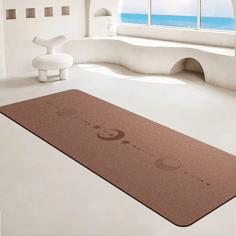 coconut fiber, frosted natural rubber non-slip sweat-absorbing yoga mat, available in sports and fitness home shops