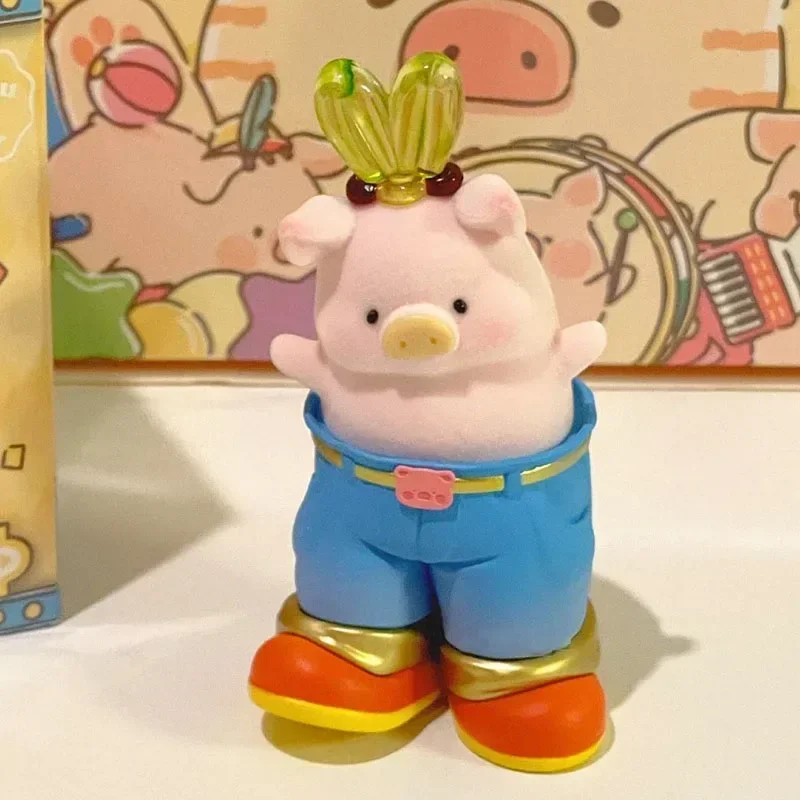 LULU-The Piggy Convenation Series Blind Box Toy, Action Figure, Collecemballages Desktop Decoration, Kawaii, Children's Surprise Gift