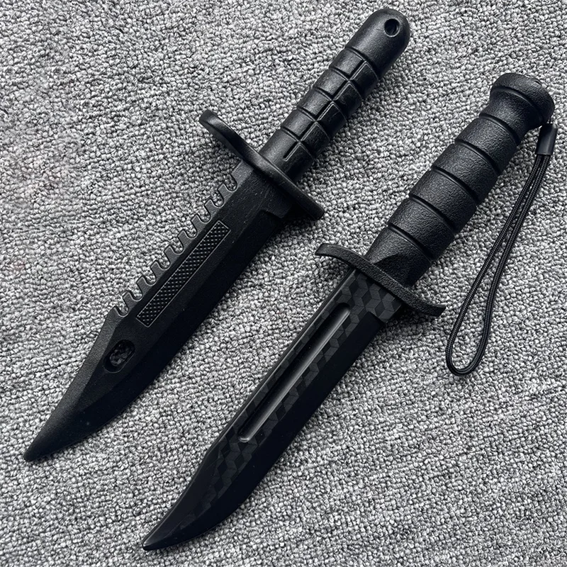 

30cm Plastic Sword Martial Art Performance Military Training Equipment Claw Knife Model Outdoor Fun Toy Sport Safe Not Sharpened