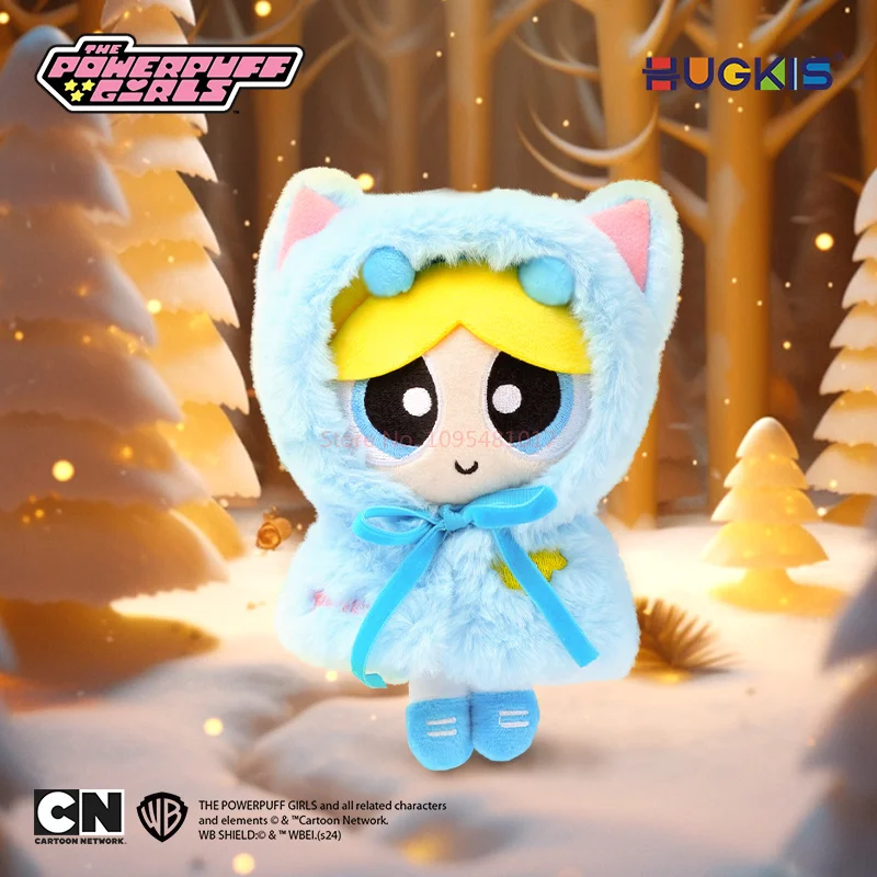 15 سنتيمتر HUGKIS Powerpuff الفتيات كيب لعبة فستان ملابس دمى فقاعة الشكل هدية عيد الحب لطيف أنيمي شخصية تحصيل هدية