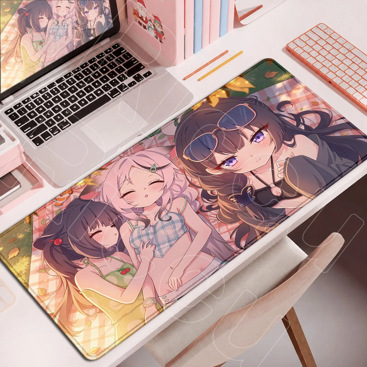 Gaming Keyboard Blue - 게임용 블루 아카이브 신규 배경화면 마우스