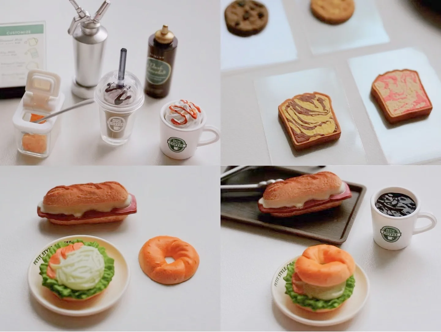 Figurka kolekcjonerska Rement Petit Mini Fashion Coffee House, dekoracyjna figurka, blind box, przedmiot do ekspozycji, zabawka, figurka akcji.