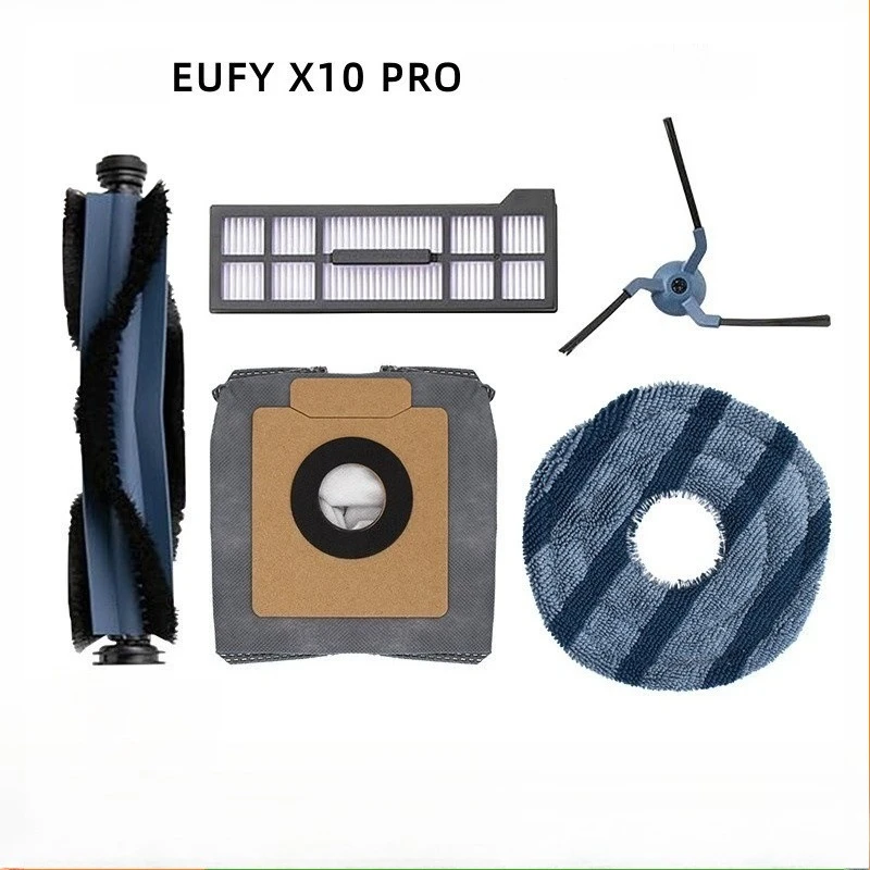 

Подходит для аксессуаров робота-пылесоса EUFY X10 PRO: роликовая щетка, боковая щетка, тканевый фильтр-картридж.
