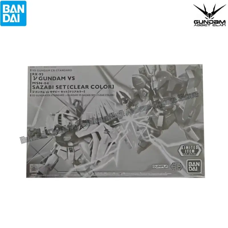 

In Stock Bandai Model Doll Brand New Boxed Gundam Sdex Vgundam Sazabi Original Anime Characters Collectible Statue Garage Kit