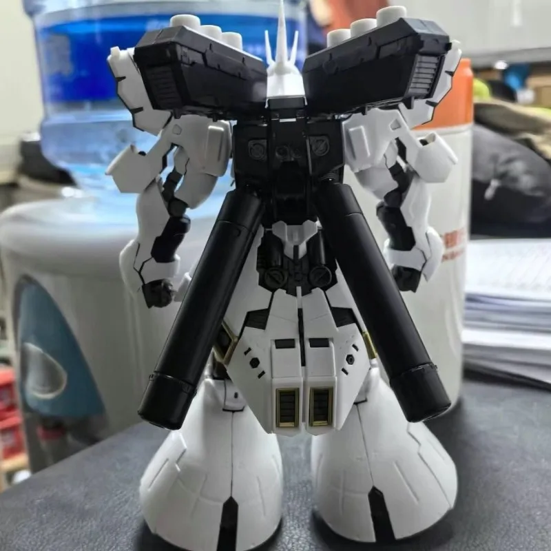 【متوفر】STAR RG 1/144 MSN-04 Sazabi الأبيض التجمع أطقم منمذجة عمل أرقام مع الشارات تحصيل البلاستيك لعبة مجسمة هدية #5