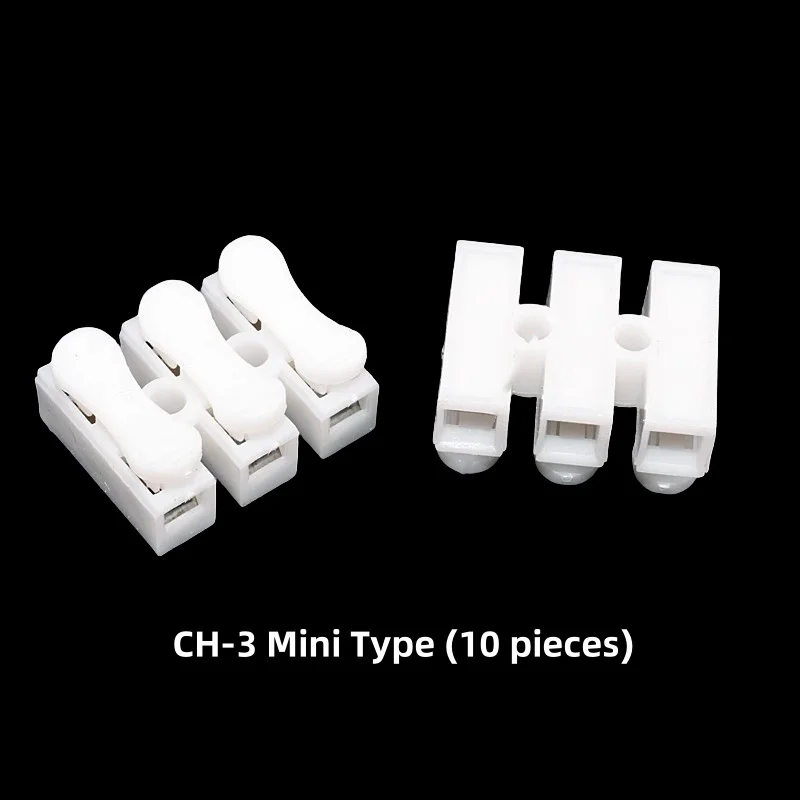 CH-2 quick connect terminal CH-3 mini LED lamp wire connector press type device