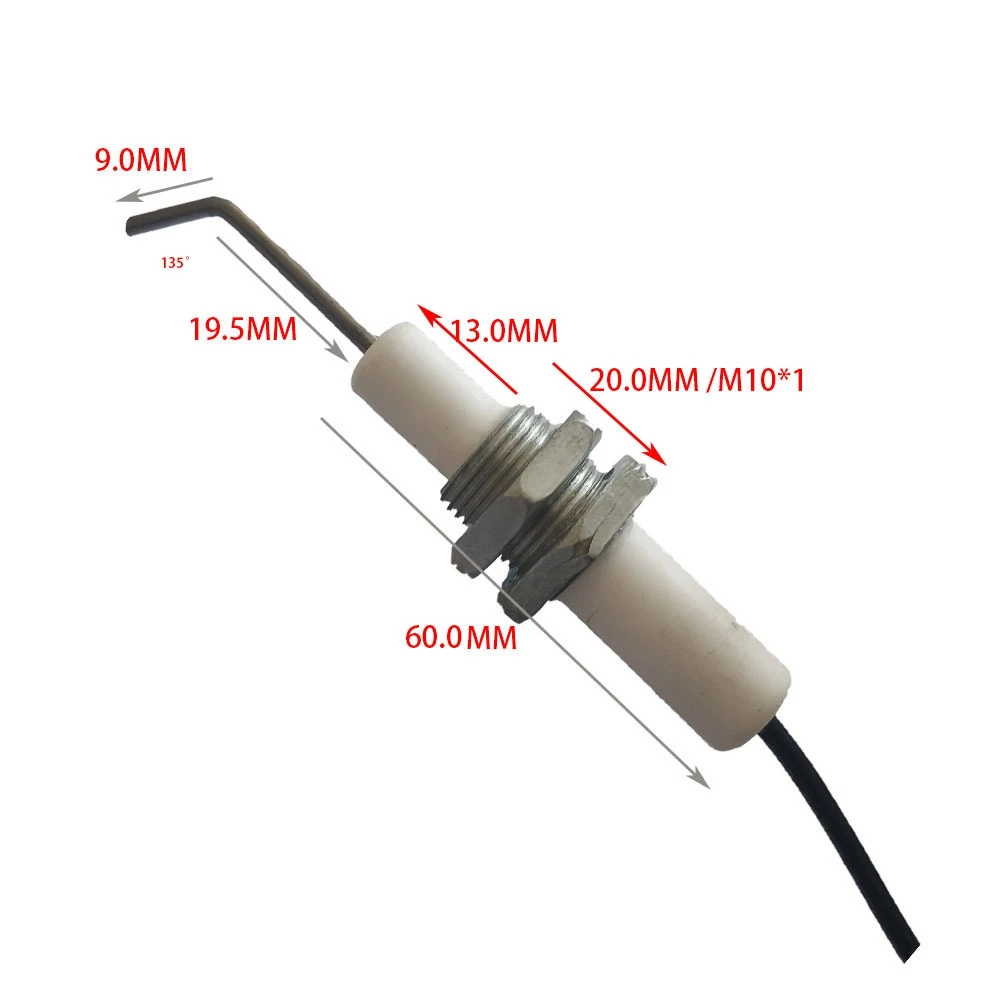 3PCS Universal Electrode Ignition Spark Plug Wire Electronic Device For Grill And Fireplace Gas Stove Heater-[97Lemons]