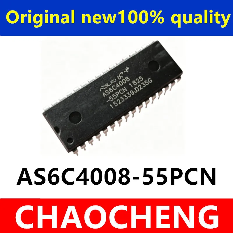 (1piece)100% New  AS6C4008-55PC AS6C4008-55PCN AS6C4008 DIP-32